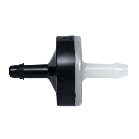 Cole-Parmer Miniature Check Valve, Nylon Housing, Silicone Diaphragm, 1/8in ID GM32ASA